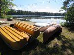 Paddle boats/canoes